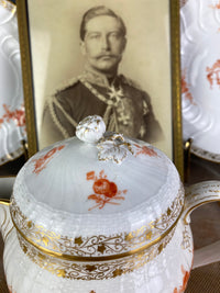 Neuosier-Warmwasserkanne, Kaiser Wilhelm II., datiert 1901 + 1911