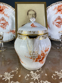 Neuosier-Warmwasserkanne, Kaiser Wilhelm II., datiert 1901 + 1911