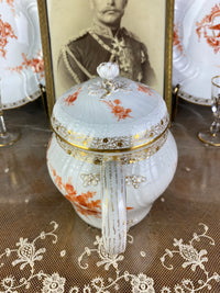 Neuosier-Warmwasserkanne, Kaiser Wilhelm II., datiert 1901 + 1911