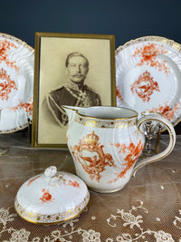 Neuosier-Warmwasserkanne, Kaiser Wilhelm II., datiert 1901 + 1911