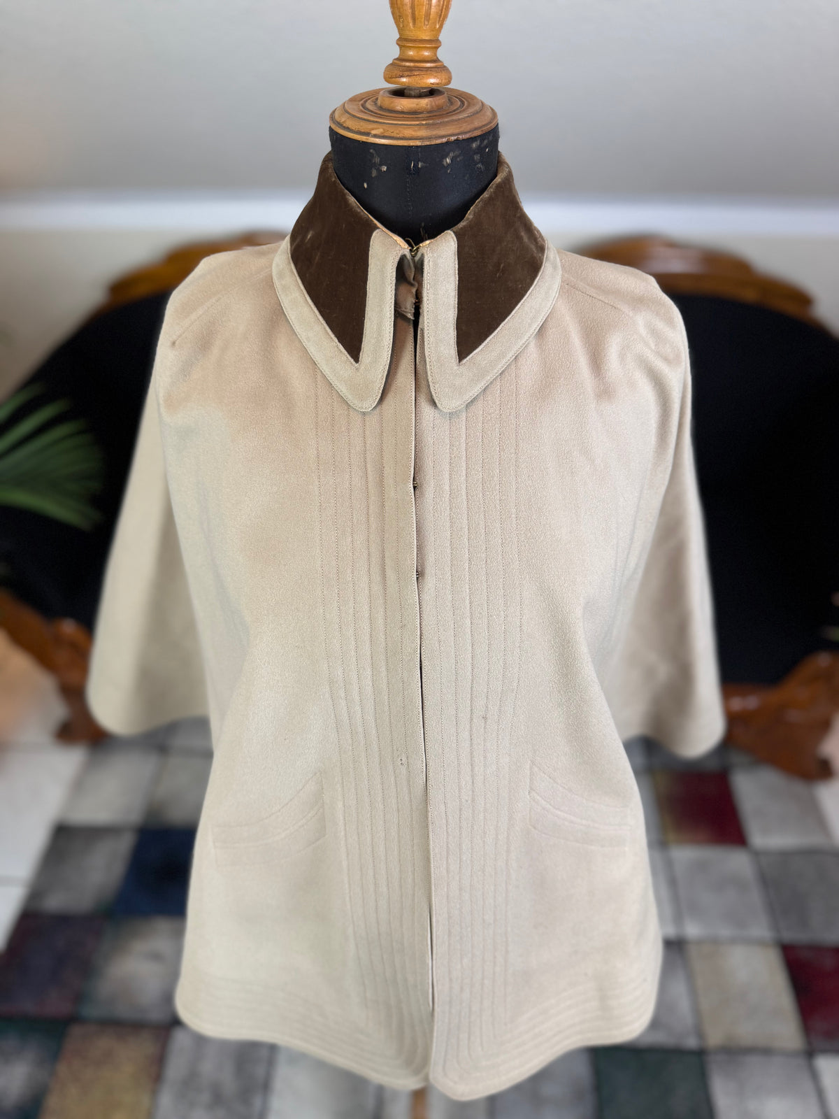 KÖNIGLICHER Filzumhang, Herzogin Maria Immakulata von Württemberg, geborene Erzherzogin von Österreich, 1900