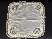 KÖNIGLICHER Boudoir-Kissenbezug, aus dem Nachlass der Herzogin Maria Immakulata von Württemberg, geborene Erzherzogin von Österreich, 1900