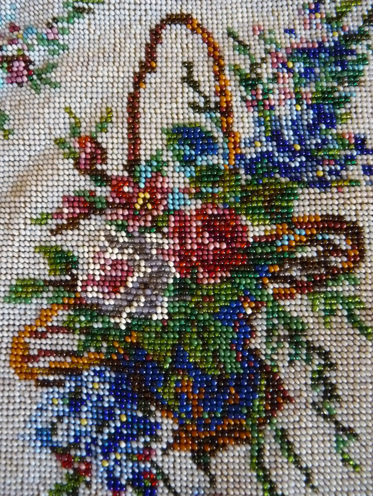 Perlenhandtasche, Deutschland, um 1890