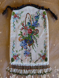Perlenhandtasche, Deutschland, um 1890