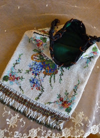 Perlenhandtasche, Deutschland, um 1890