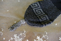 Schwarze Perlenbörse, ca. 1890