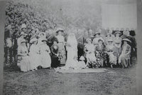 HUGHES &amp; STARNES Brautkleid, ca. 1915