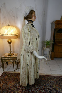 Antique ermine and lace coat, ca. 1908, attributed to Marija Pawlowna Romanowa, Imperial Russia