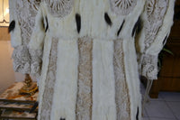 Antique ermine and lace coat, ca. 1908, attributed to Marija Pawlowna Romanowa, Imperial Russia