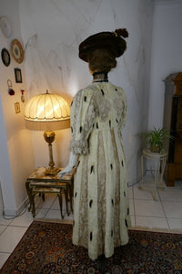 Antique ermine and lace coat, ca. 1908, attributed to Marija Pawlowna Romanowa, Imperial Russia