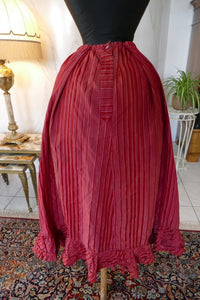 Roter Unterrock, Frankreich, um 1900