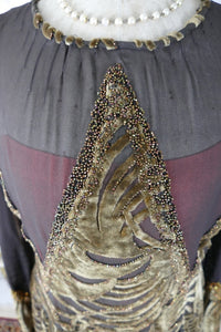 Antique Velvet Day Dress, ca. 1923 