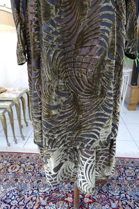 Vintage 1920s Velvet Dress