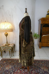Jazz Age Velvet Day Dress, ca. 1923 