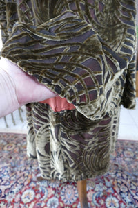 Jazz Age Velvet Day Dress, ca. 1923 