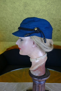 WEBER Grüne Woll-Sportmütze, ca. 1890