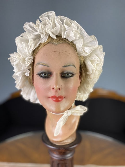 Boudoir-Haube, ca. 1890