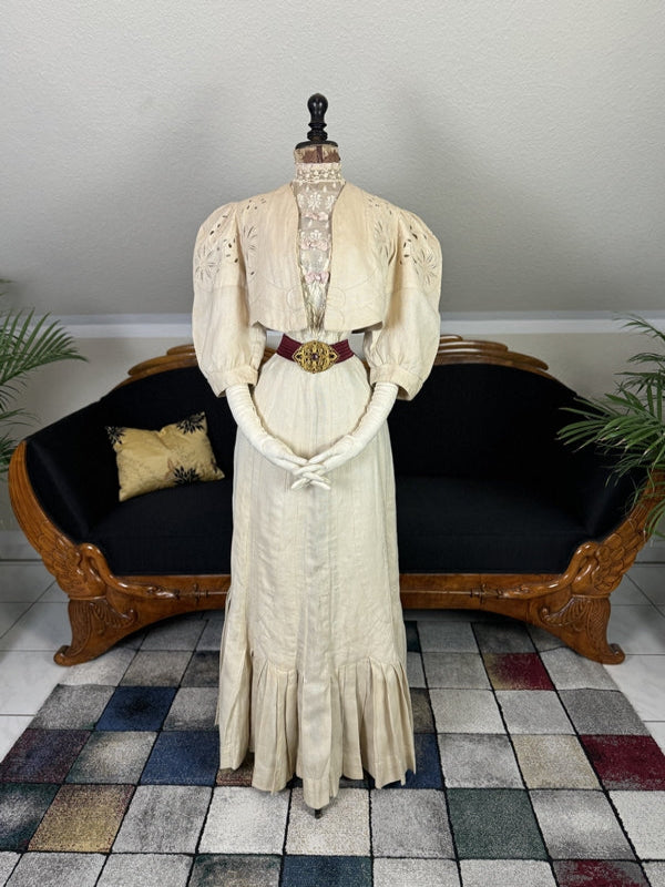 Leinen-Spazierkleid, Amerika, ca. 1904