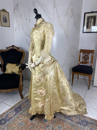 AM VAIL Brautkleid, Amerika, ca. 1879