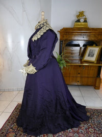 Antique Silk Visiting Gown, ca. 1898