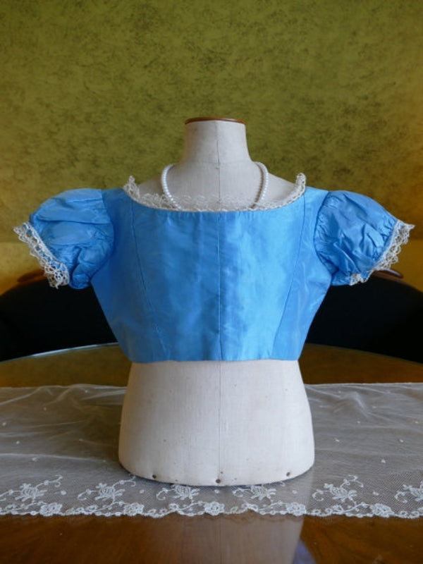 Mieder-Reifrockkleid, 1850er Jahre