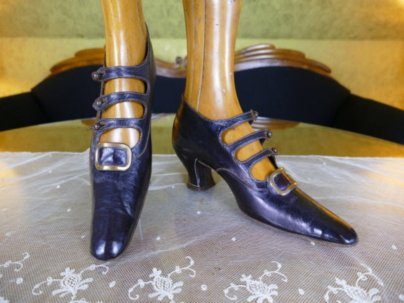 Antike Wanderstiefel aus Leder, ca. 1901