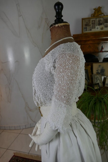 Gehäkelte Bluse, ca. 1910