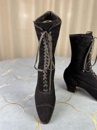 Wildleder-Schnürstiefel, ca. 1916