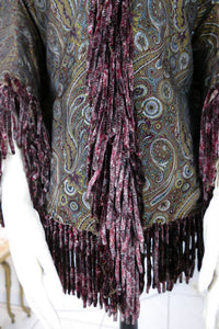 Dolman aus Seide mit Paisleymuster, ca. 1880