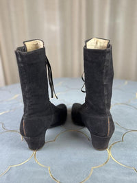 Wildleder-Schnürstiefel, ca. 1916