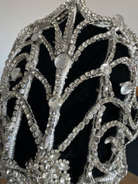 Ausgefallener Showgirl-Kopfschmuck, späte 1920er Jahre
