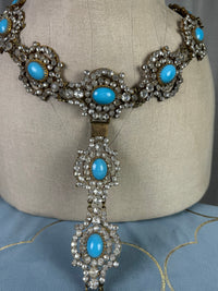 Antiker Strass-Theatergürtel, Deutschland, ca. 1890-1910