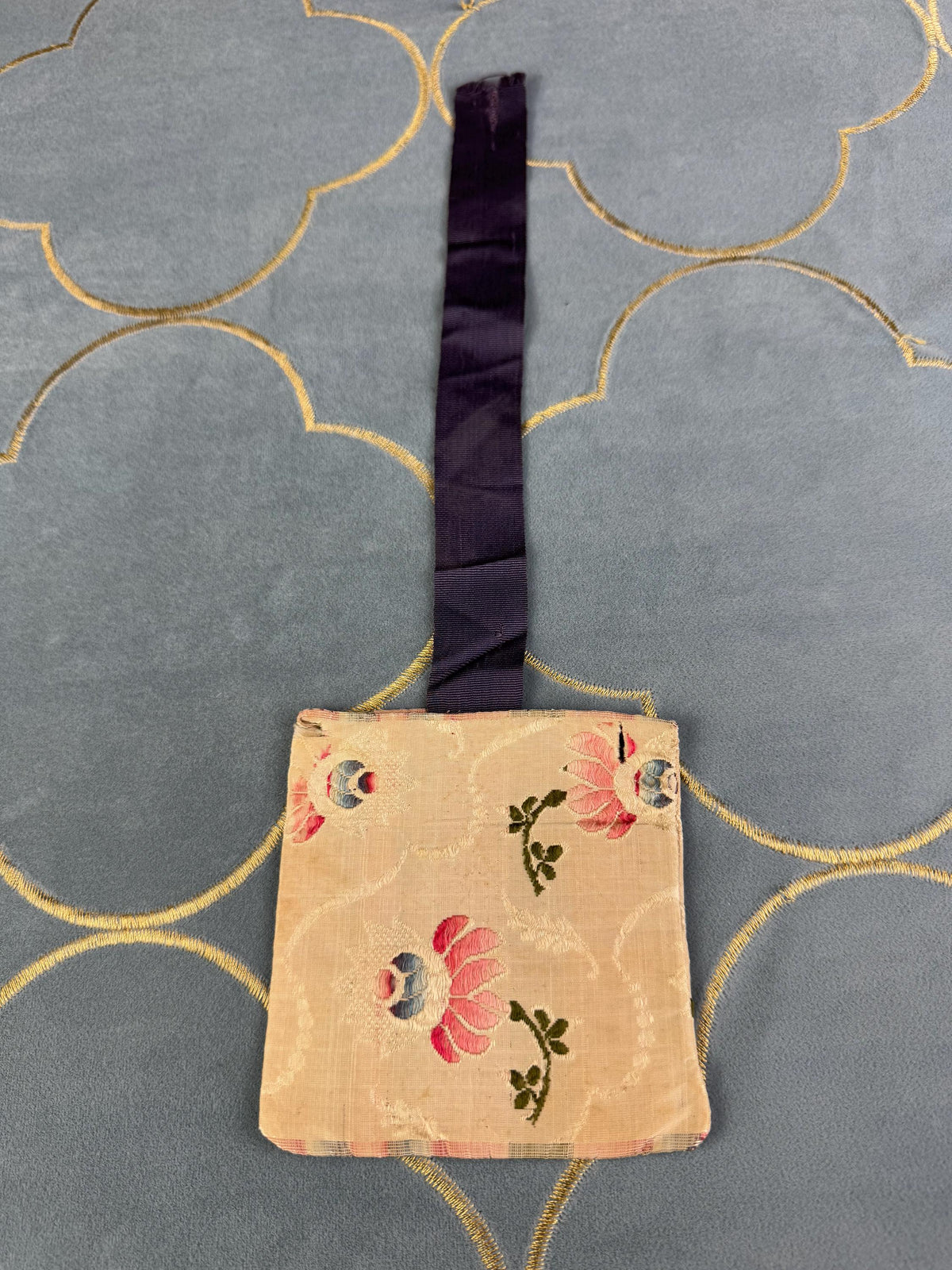 Seiden-Gürteltasche (Rokoko), England, ca. 1780