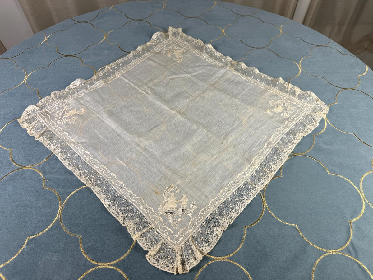 Taschentuch einer Adligen, Spanien, ca. 1820-1830