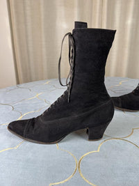 Wildleder-Schnürstiefel, ca. 1916