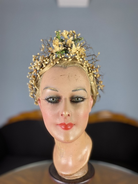 antique wax crown 1897