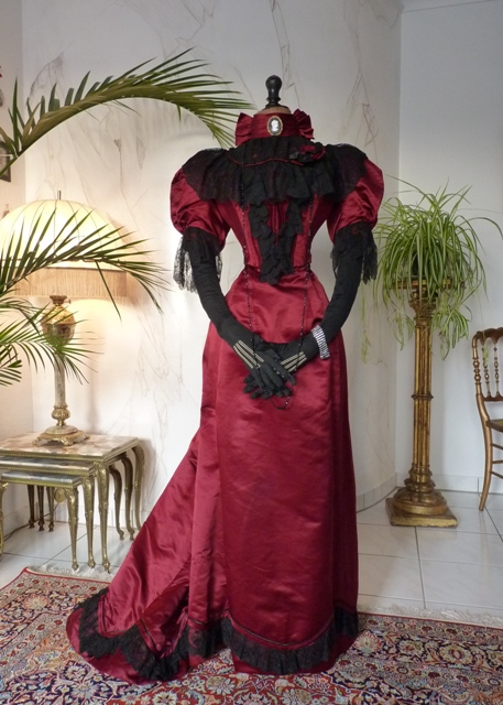 antique evening gown