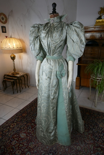 antique reception gown 1895