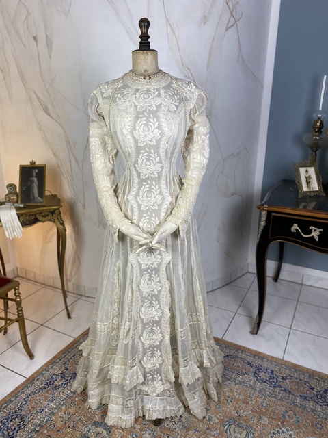 antique lingerie dress 1908