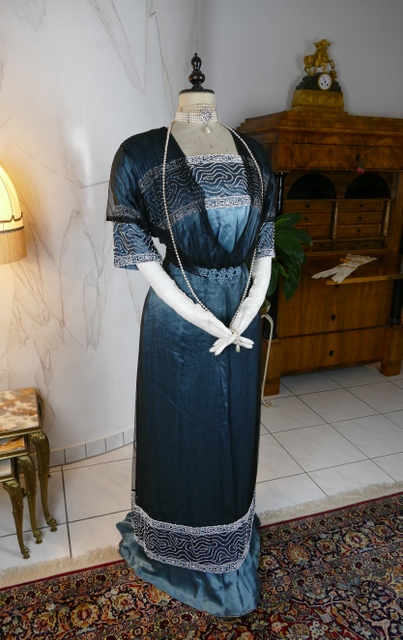 antique society dress Kayser 1908