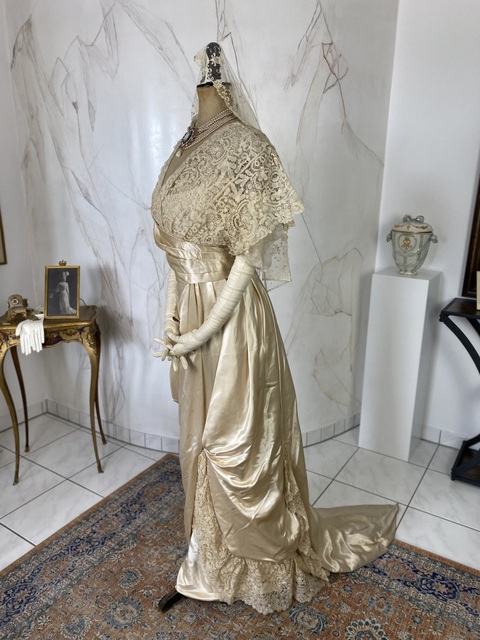antique wedding dress 1913