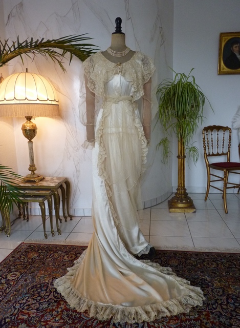 antikes hochzeitskleid 1913
