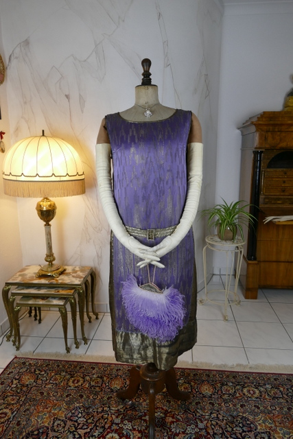 antique BABANI evening dress 1925