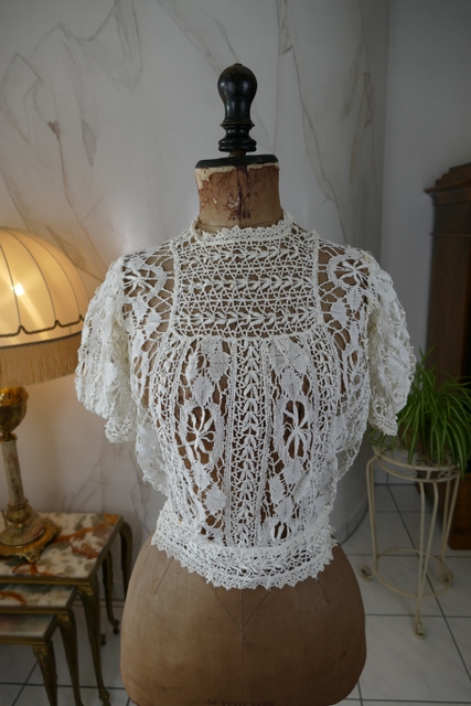 antique lace blouse 1916