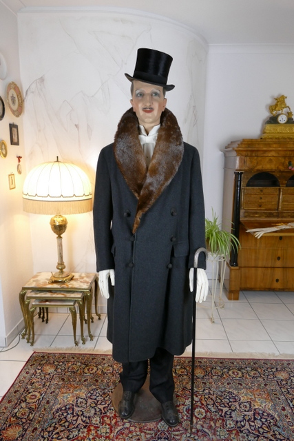 antique mens coat Herman Hoffmann 1925