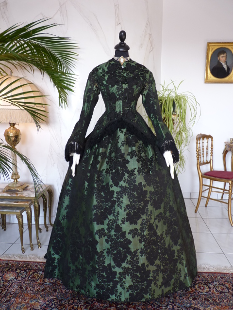 antique reception gown 1856
