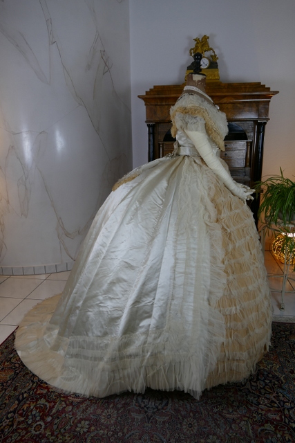 antique ball gown 1864