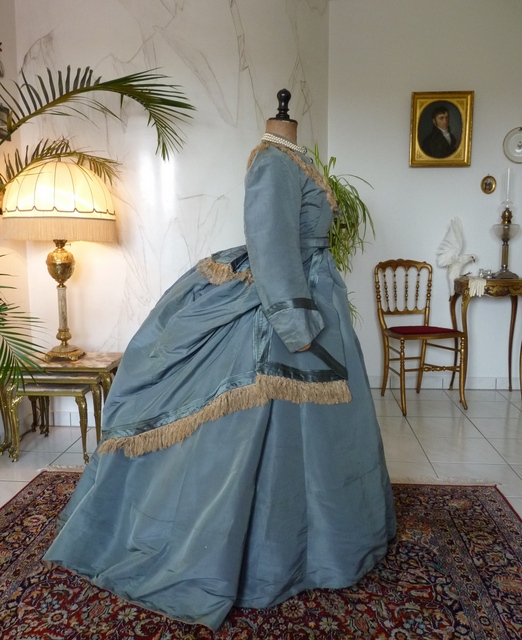 antique reception gown 1865