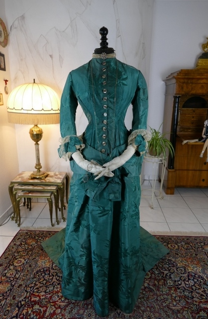 antique princess Bustle dress 1878