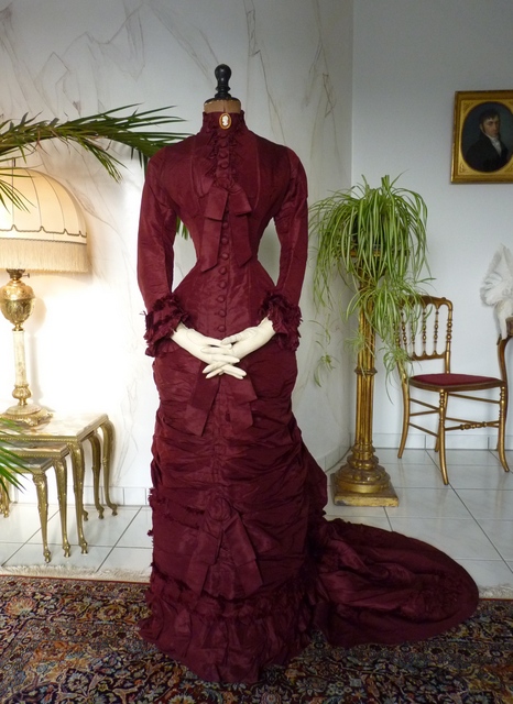 antique wedding gown 1878